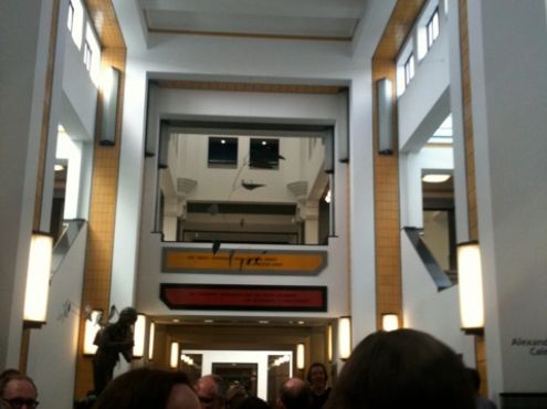 16-04-2012  Central hall Gemeente museum The Hague by architect Hendrik Berlage.  
Premiere Documentary by Sherman de Jesus about Dutch designer Piet 
Zwart.
