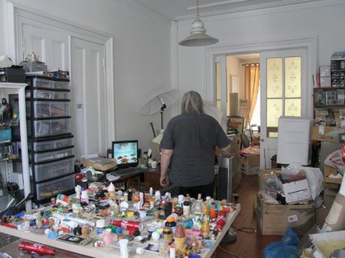 18-11-2012  The artist in his studioPhoto by Andre Smits